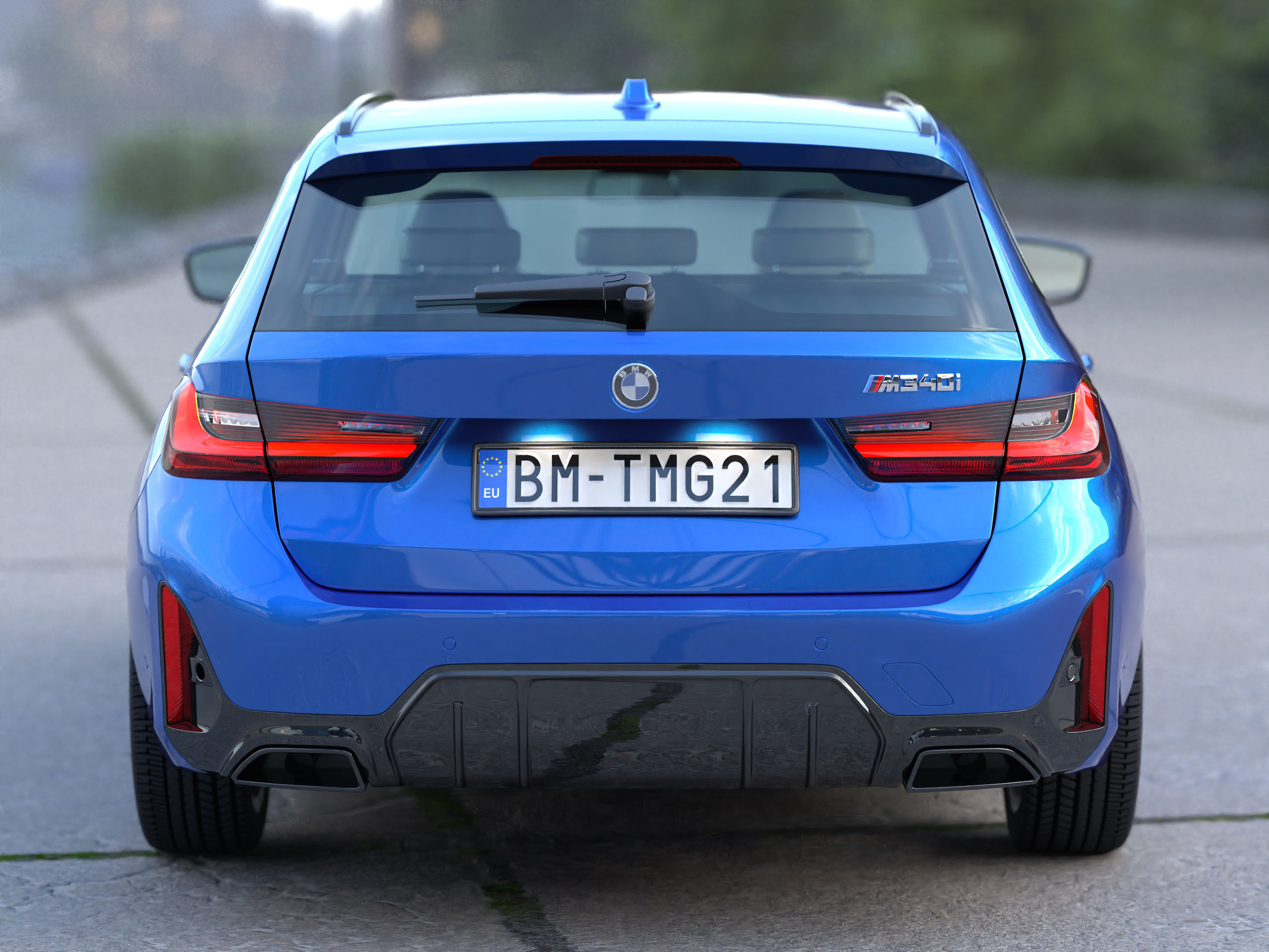  3D Model BMW M340i Touring G21 2023 